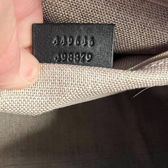 Gucci Micro Guccissima 2WAY Boston Bag Handbag Leather Black - Picture 12 of 16